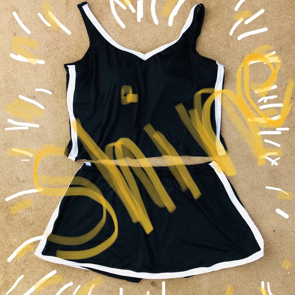 W28 2 piece bathing suit